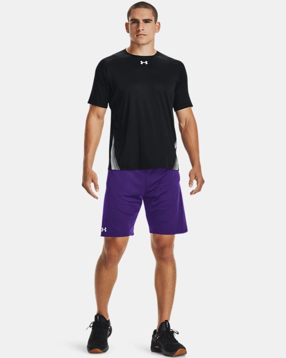 Men's UA Locker 9" Pocketed Shorts, Purple, pdpMainDesktop image number 2
